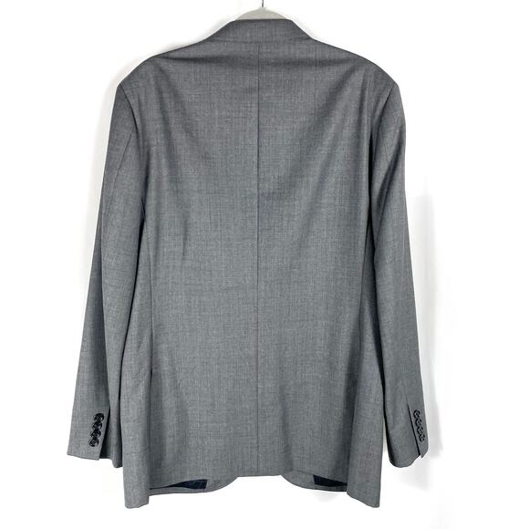 J Crew Ludlow Blazer Gray Wool 2-Button Jacket Sport Coat Sz 42 L - Picture 5 of 10